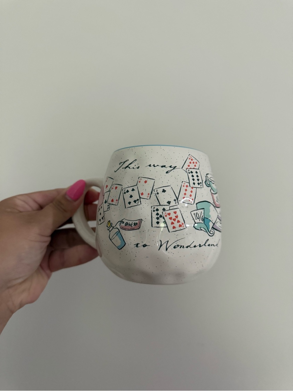 Disney’s Alice This Way To Wonderland Organic Ceramic Stoneware Egg Mug - Picture 2 of 5